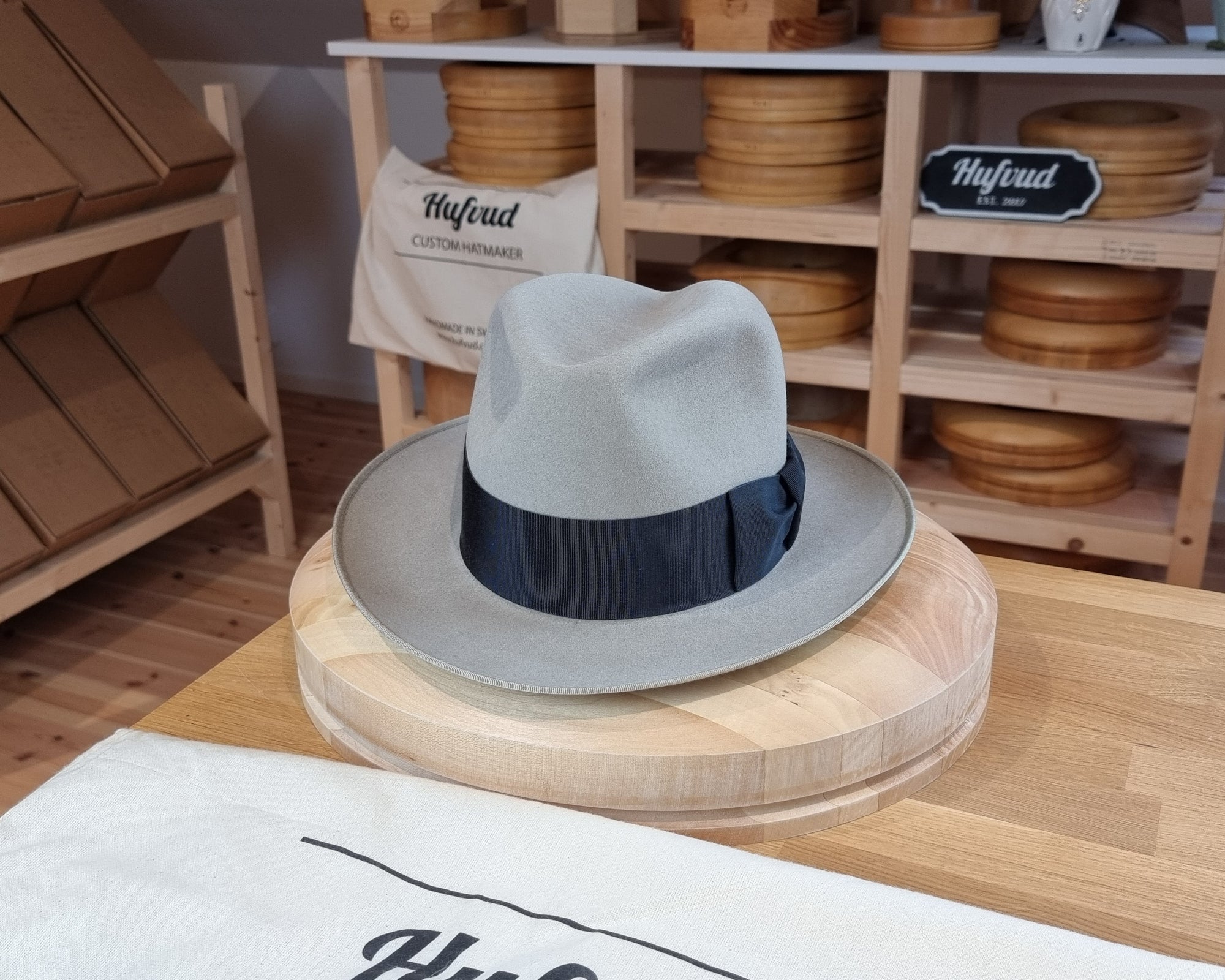 DURHAM 1922 FEDORA | BEAVER FIFTY | DOVE GRAY COLOR | SIZE 58, US 7 1/4