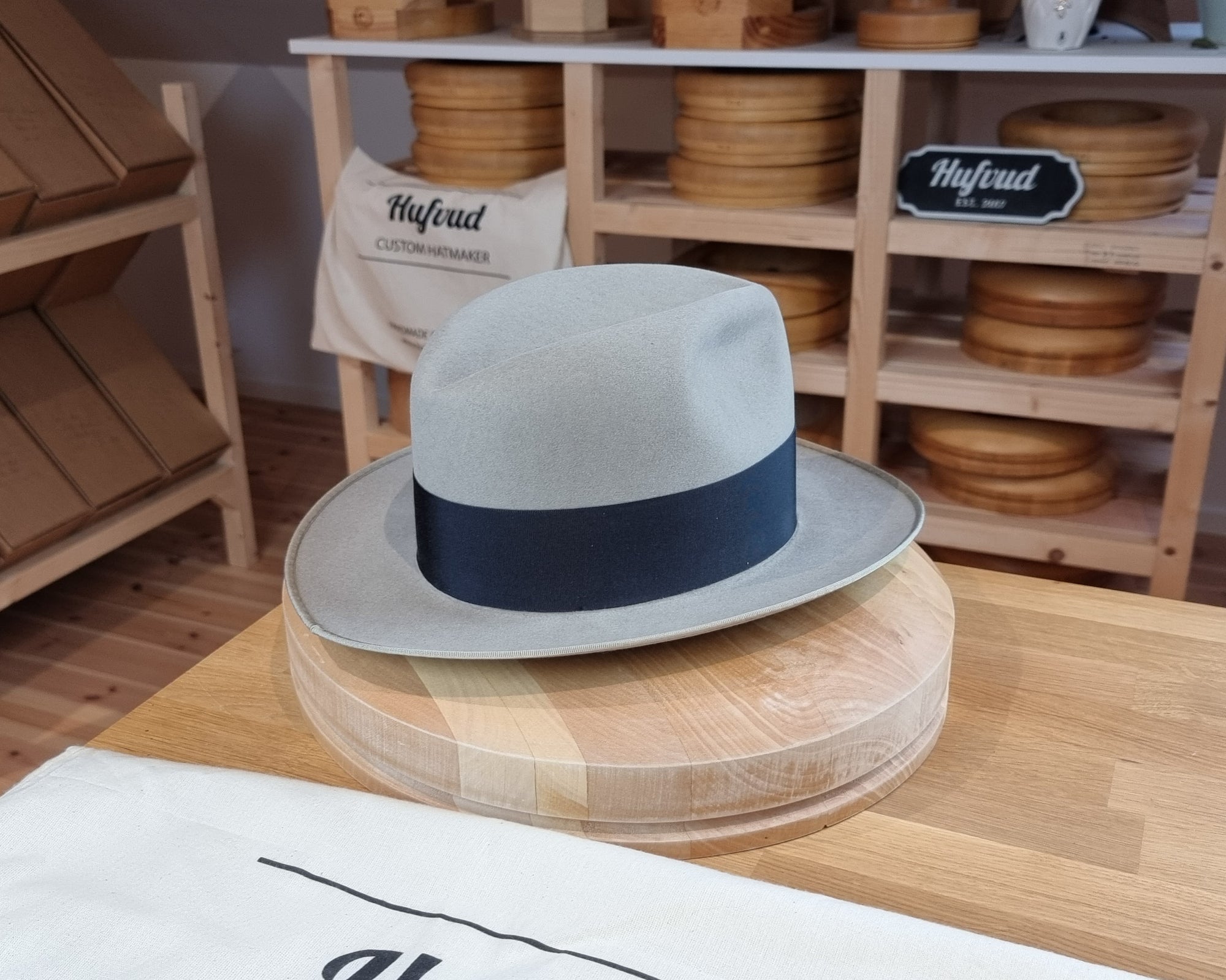 DURHAM 1922 FEDORA | BEAVER FIFTY | DOVE GRAY COLOR | SIZE 58, US 7 1/4