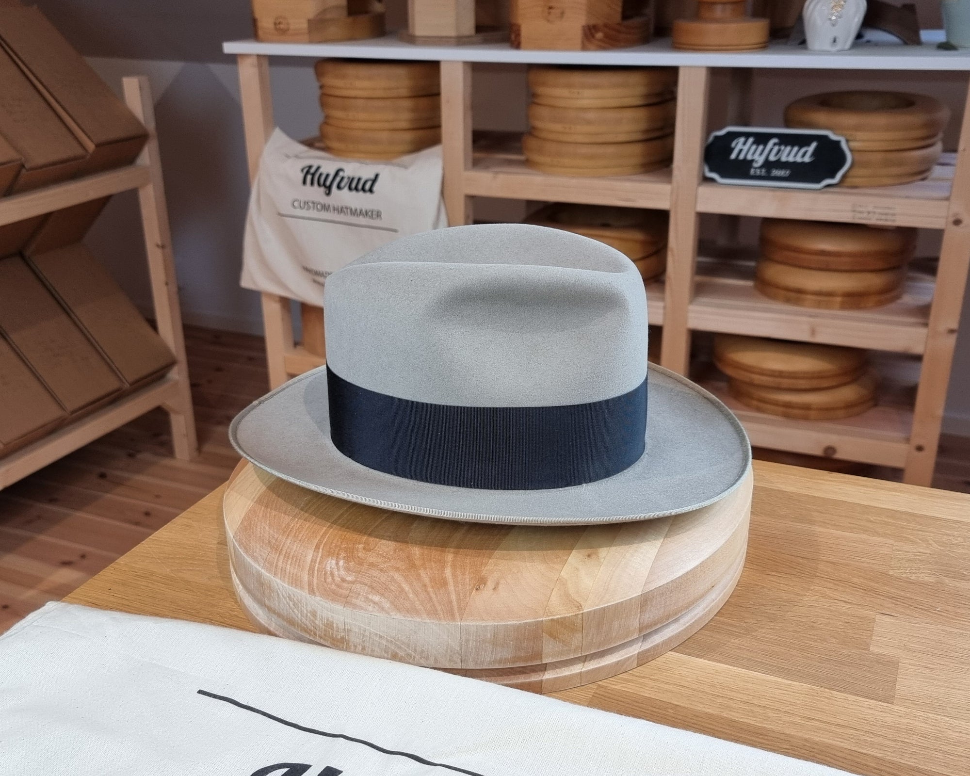 DURHAM 1922 FEDORA | BEAVER FIFTY | DOVE GRAY COLOR | SIZE 58, US 7 1/4