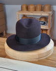 LEIFUR Raven Crown FEDORA | BEAVER FIFTY | OXBLOOD COLOR | MULTIPLE SIZE AVAILABLE