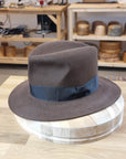 LEIFUR Lucky FEDORA | SABLE BROWN | 50X BEAVER BLEND | SIZE 58, US 7 1/4