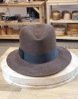 LEIFUR Lucky FEDORA | SABLE BROWN | 50X BEAVER BLEND | SIZE 58, US 7 1/4
