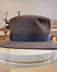 LEIFUR Lucky FEDORA | SABLE BROWN | 50X BEAVER BLEND | SIZE 58, US 7 1/4