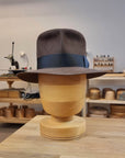 LEIFUR Lucky FEDORA | SABLE BROWN | 50X BEAVER BLEND | SIZE 58, US 7 1/4