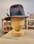 LEIFUR Lucky FEDORA | SABLE BROWN | 50X BEAVER BLEND | SIZE 58, US 7 1/4