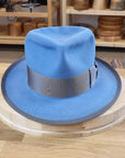WHIPPET FEDORA | 50X BEAVER BLEND | MAJESTIC BLUE | SIZE 62, US 7 3/4