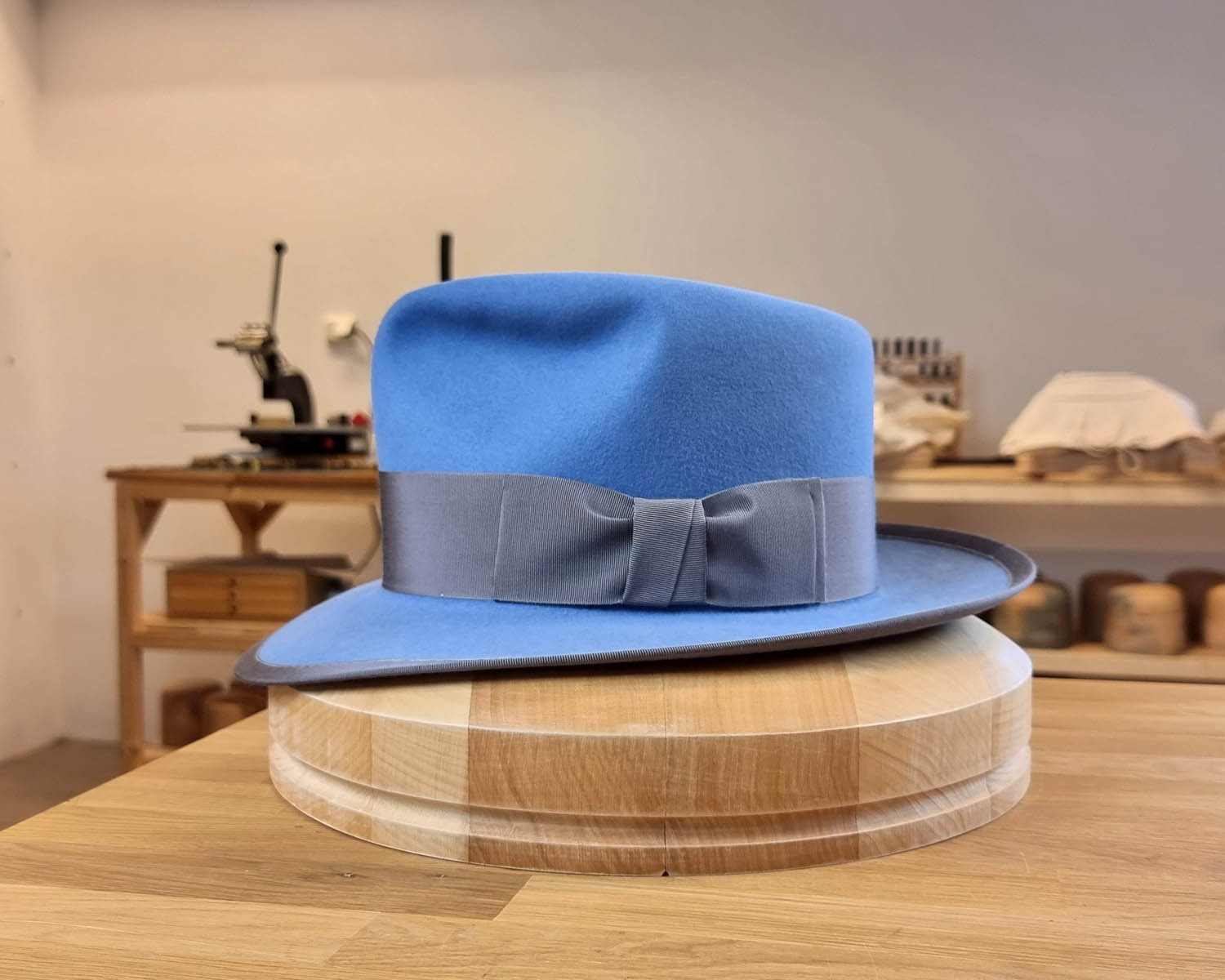 WHIPPET FEDORA | 50X BEAVER BLEND | MAJESTIC BLUE | SIZE 62, US 7 3/4