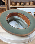 WHIPPET FEDORA | DELUXE RABBIT & HARE BLEND | SAGE GREEN | SIZE 59, US 7 3/8