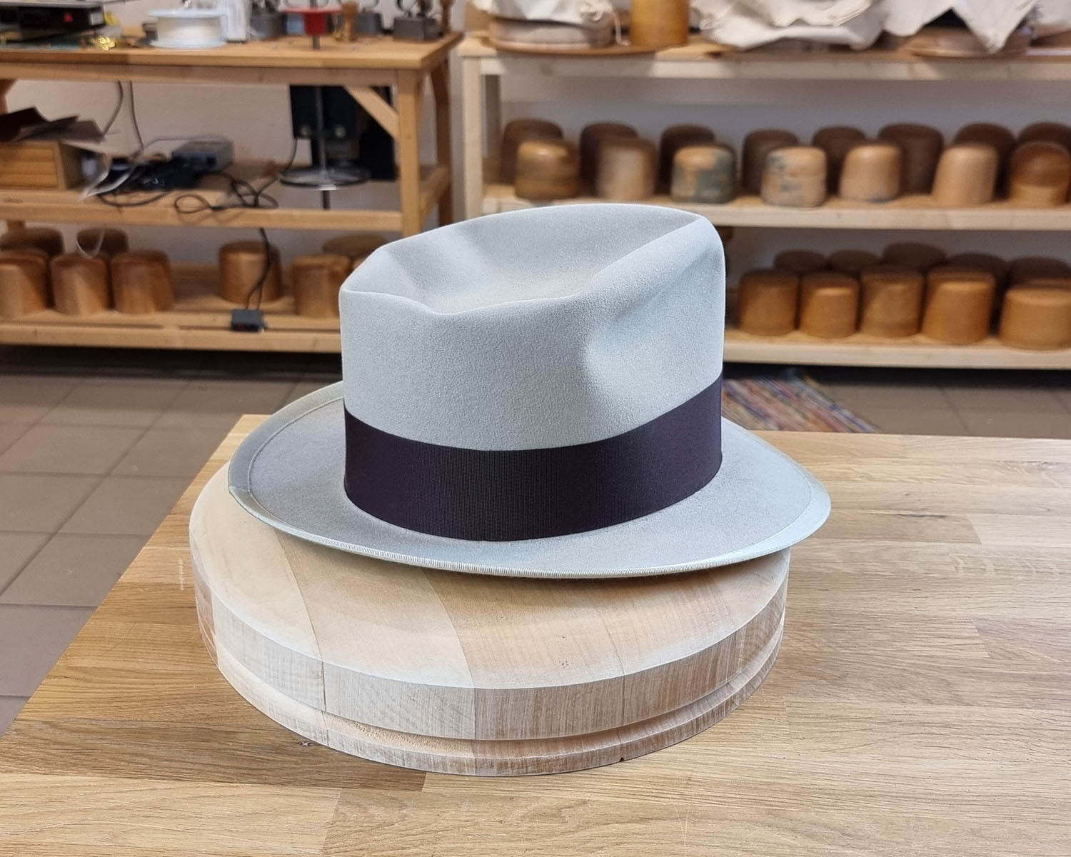 WHIPPET FEDORA | 100X BEAVER | SILVERBELLY | SIZE 61, US 7 5/8