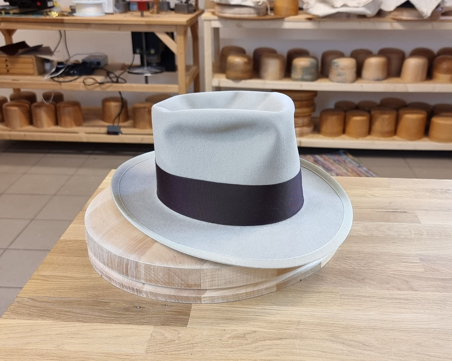 WHIPPET FEDORA | 100X BEAVER | SILVERBELLY | SIZE 61, US 7 5/8