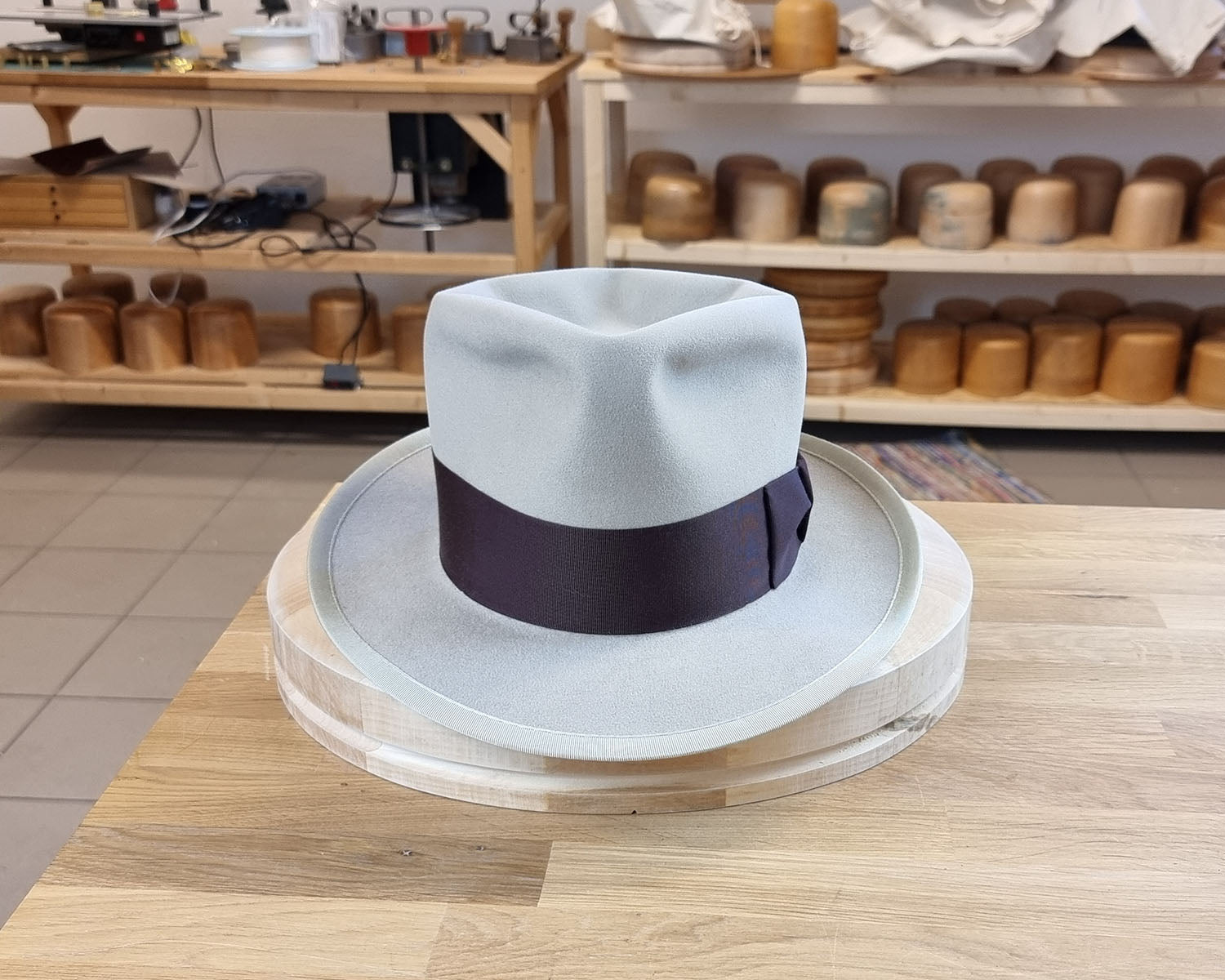 WHIPPET FEDORA | 100X BEAVER | SILVERBELLY | SIZE 61, US 7 5/8