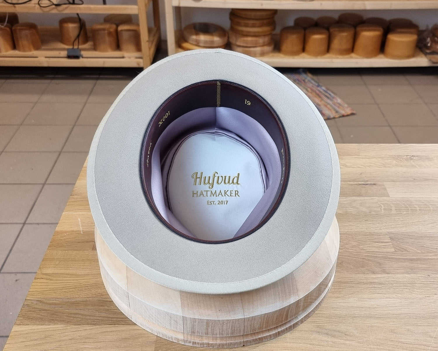 WHIPPET FEDORA | 100X BEAVER | SILVERBELLY | SIZE 61, US 7 5/8