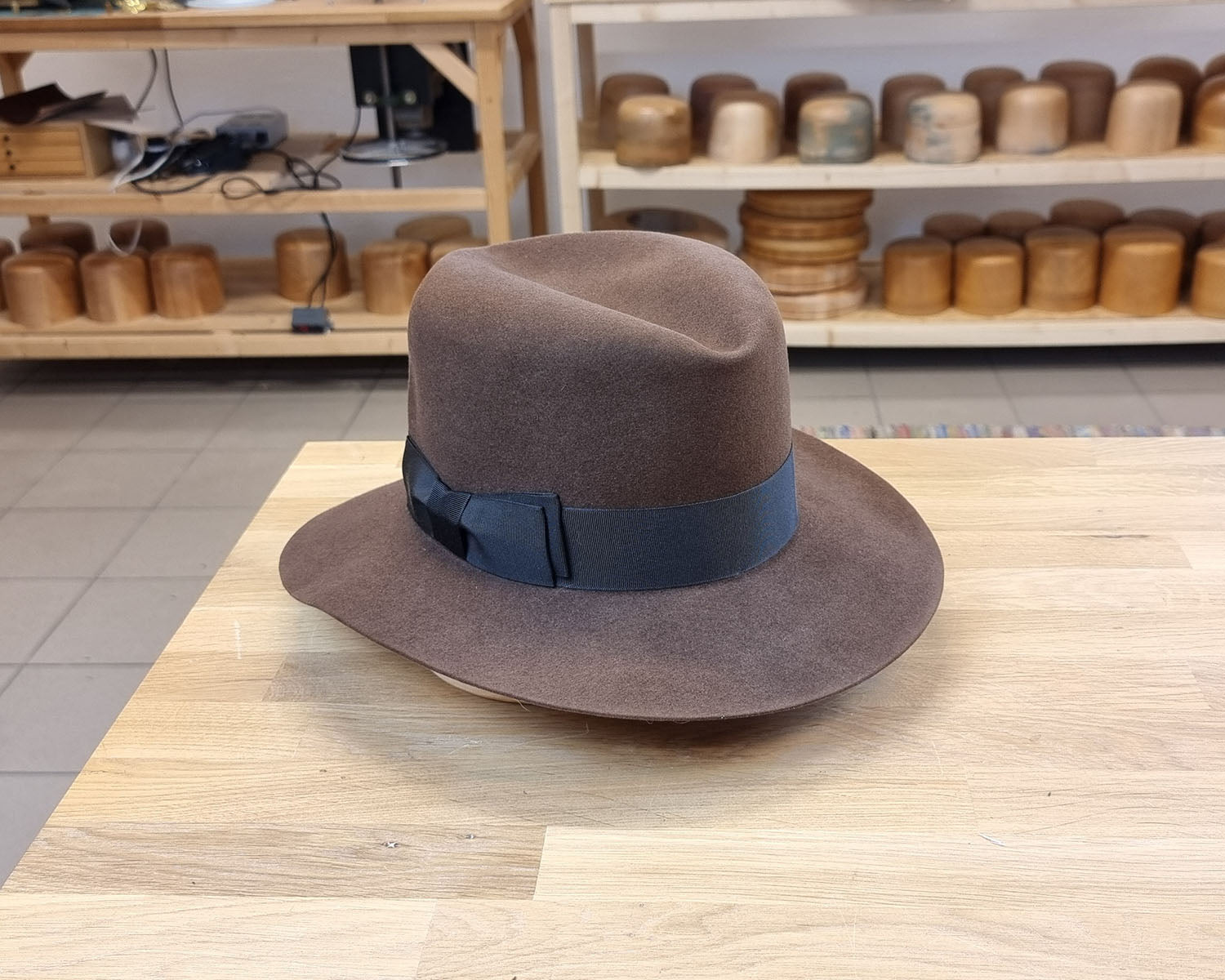 LEIFUR Lucky FEDORA | SABLE BROWN | 30X BEAVER BLEND | SIZE 60, US 7 1/2