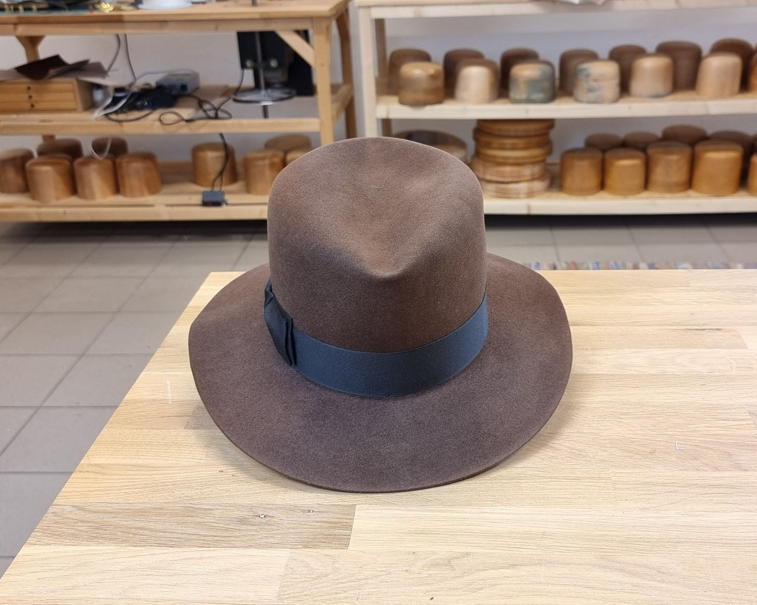 LEIFUR Lucky FEDORA | SABLE BROWN | 30X BEAVER BLEND | SIZE 60, US 7 1/2