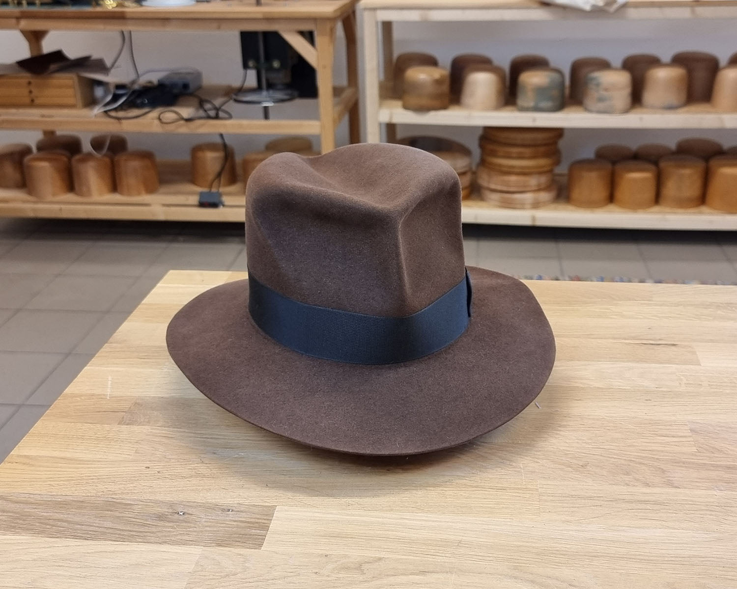 LEIFUR Lucky FEDORA | SABLE BROWN | 30X BEAVER BLEND | SIZE 60, US 7 1/2