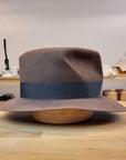 LEIFUR Lucky FEDORA | SABLE BROWN | 30X BEAVER BLEND | SIZE 60, US 7 1/2