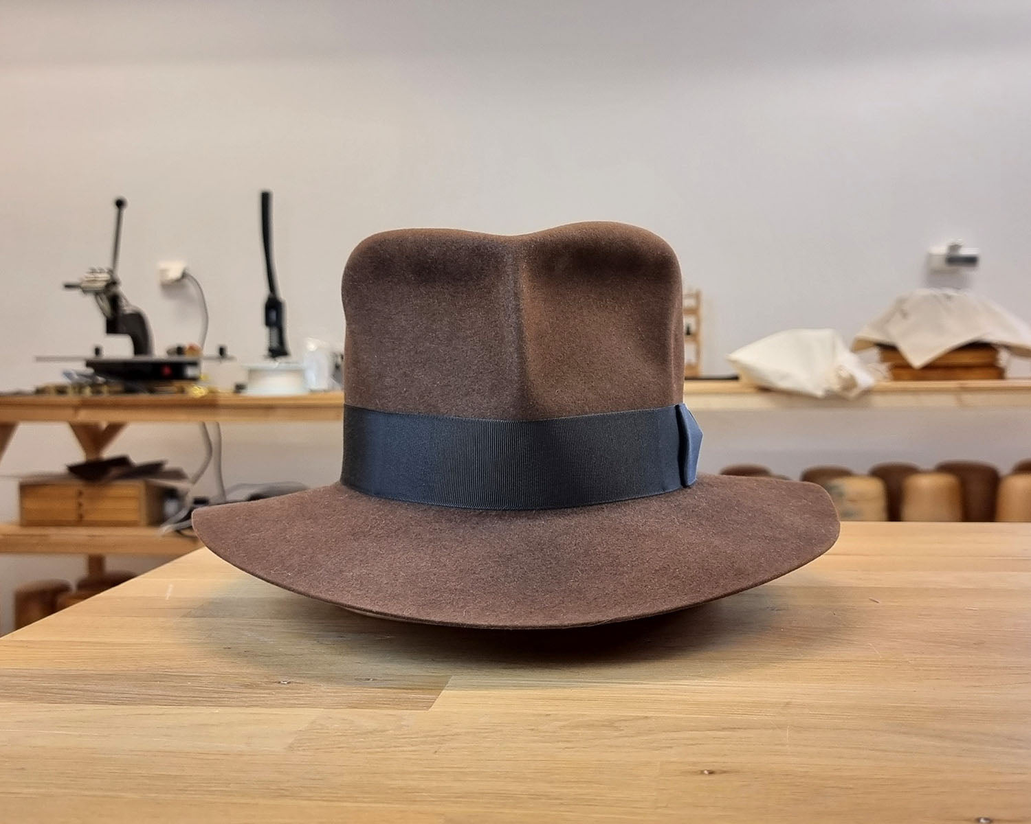 LEIFUR Lucky FEDORA | SABLE BROWN | 30X BEAVER BLEND | SIZE 60, US 7 1/2