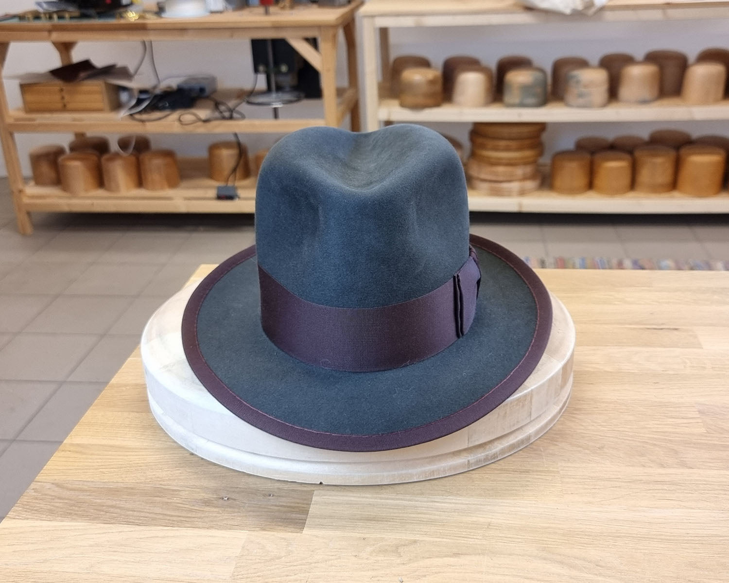 CAGNEY FEDORA | ANTHRACITE | 100X BEAVER | SIZE 59, US 7 3/8