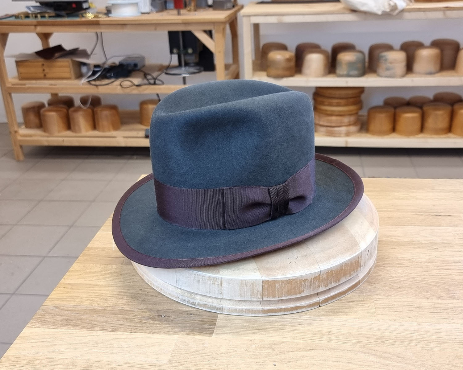 CAGNEY FEDORA | ANTHRACITE | 100X BEAVER | SIZE 59, US 7 3/8