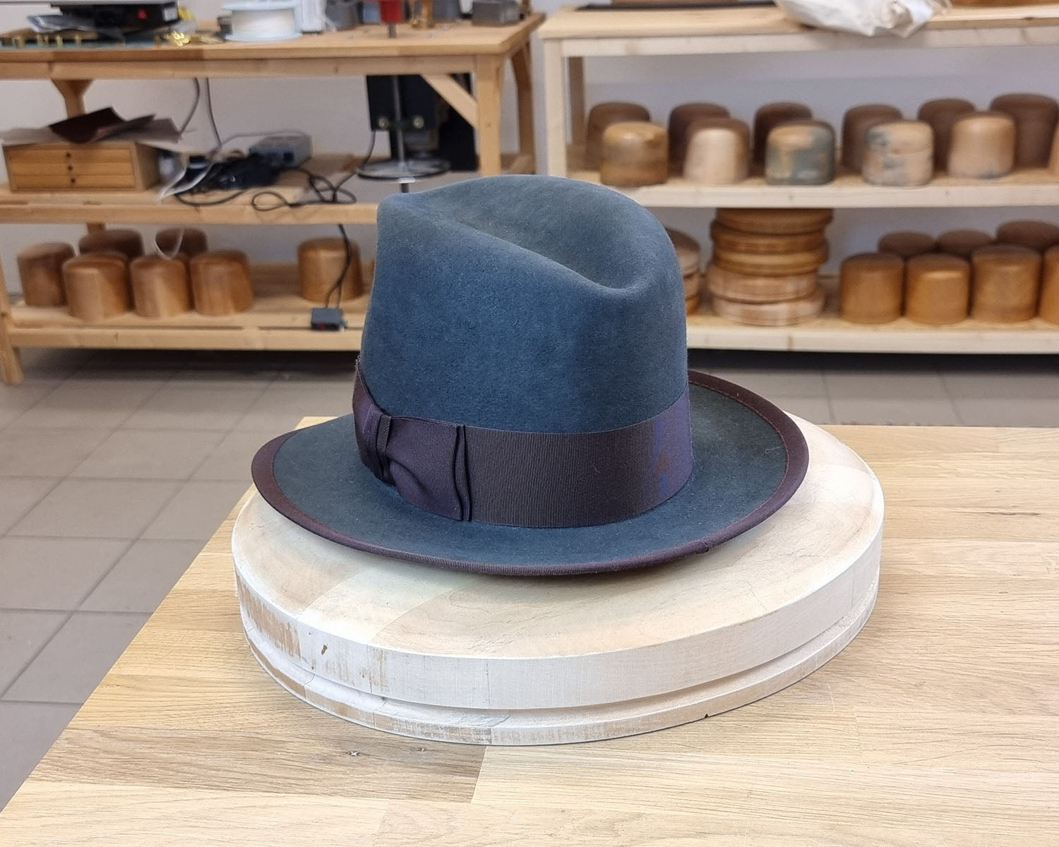 CAGNEY FEDORA | ANTHRACITE | 100X BEAVER | SIZE 59, US 7 3/8