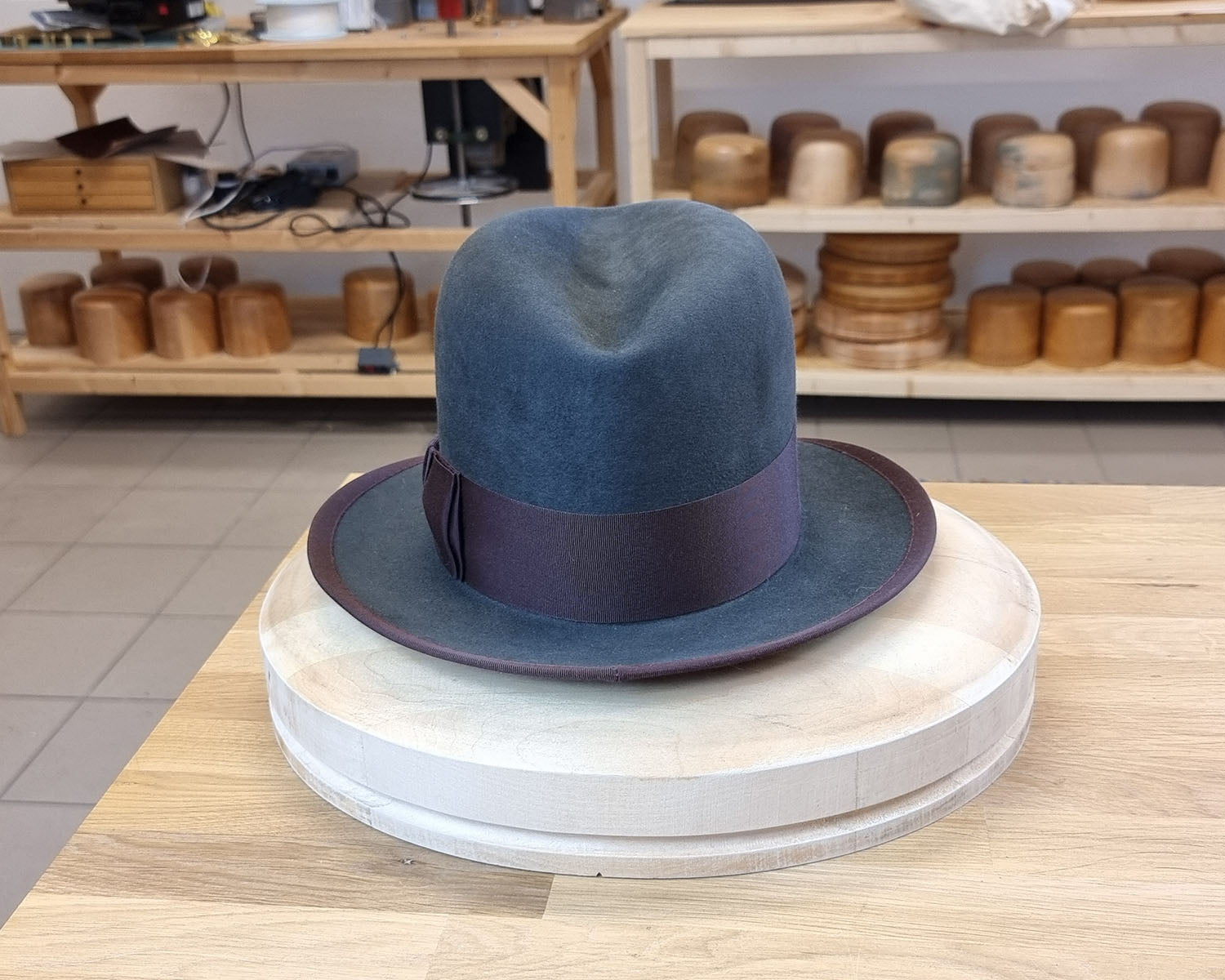 CAGNEY FEDORA | ANTHRACITE | 100X BEAVER | SIZE 59, US 7 3/8