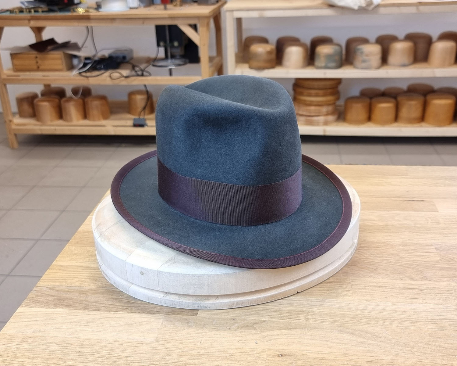 CAGNEY FEDORA | ANTHRACITE | 100X BEAVER | SIZE 59, US 7 3/8