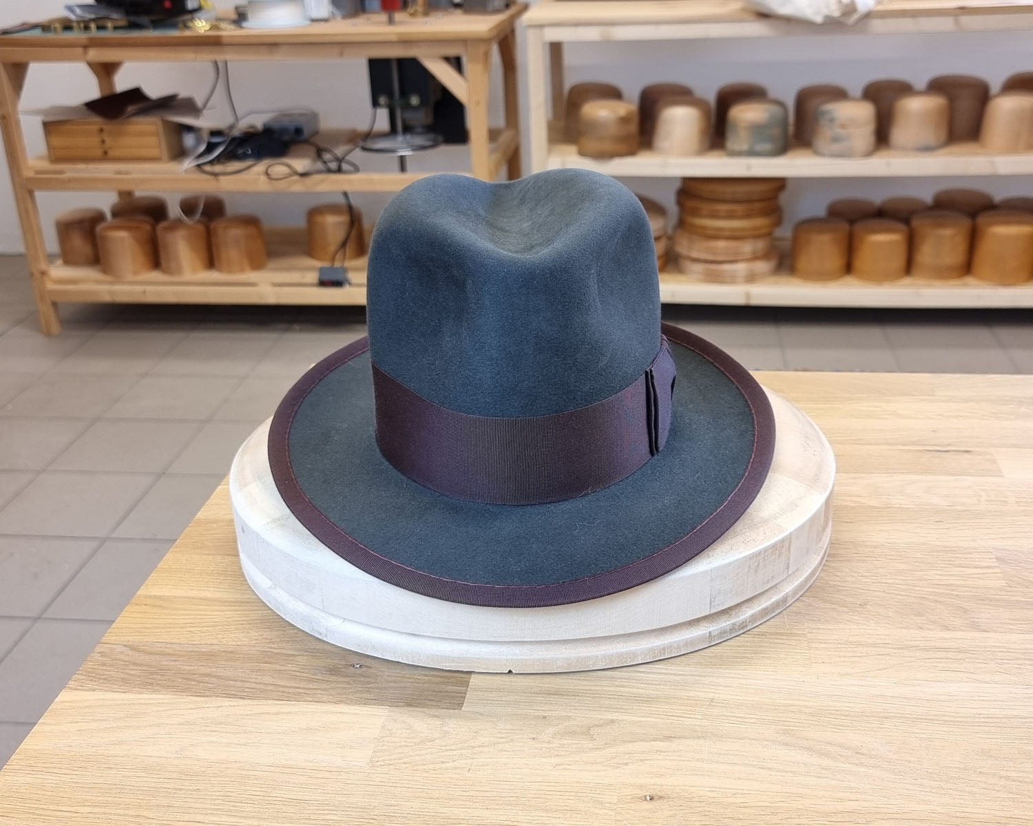 CAGNEY FEDORA | ANTHRACITE | 100X BEAVER | SIZE 59, US 7 3/8