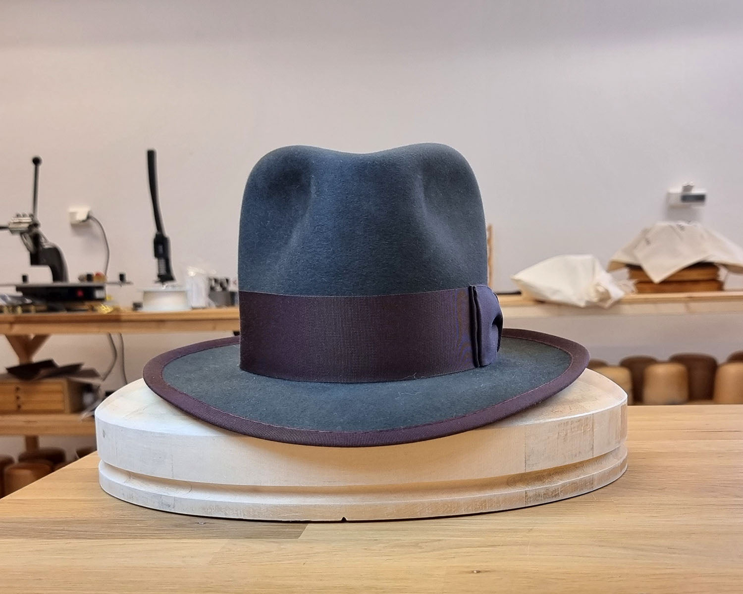 CAGNEY FEDORA | ANTHRACITE | 100X BEAVER | SIZE 59, US 7 3/8