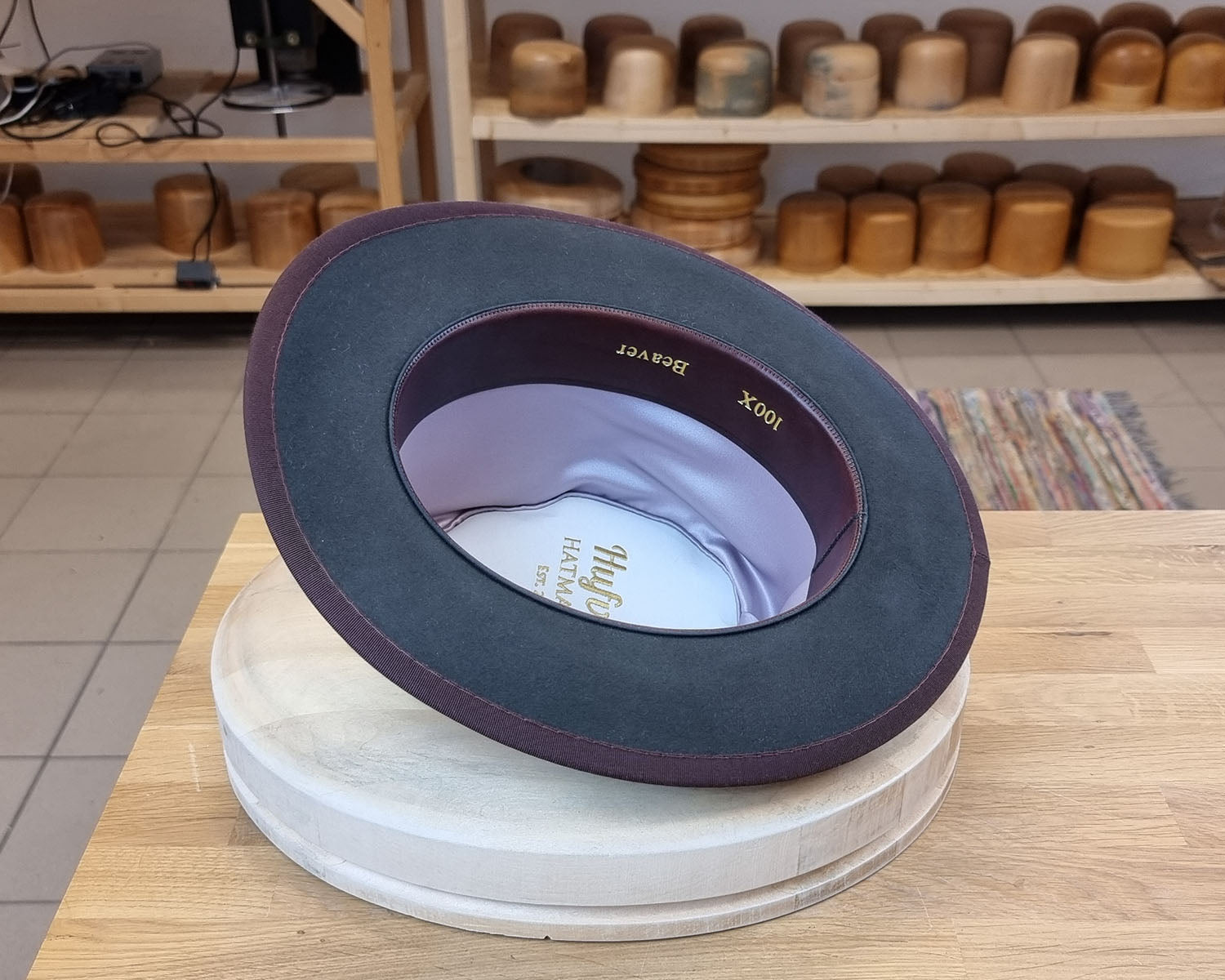 CAGNEY FEDORA | ANTHRACITE | 100X BEAVER | SIZE 59, US 7 3/8