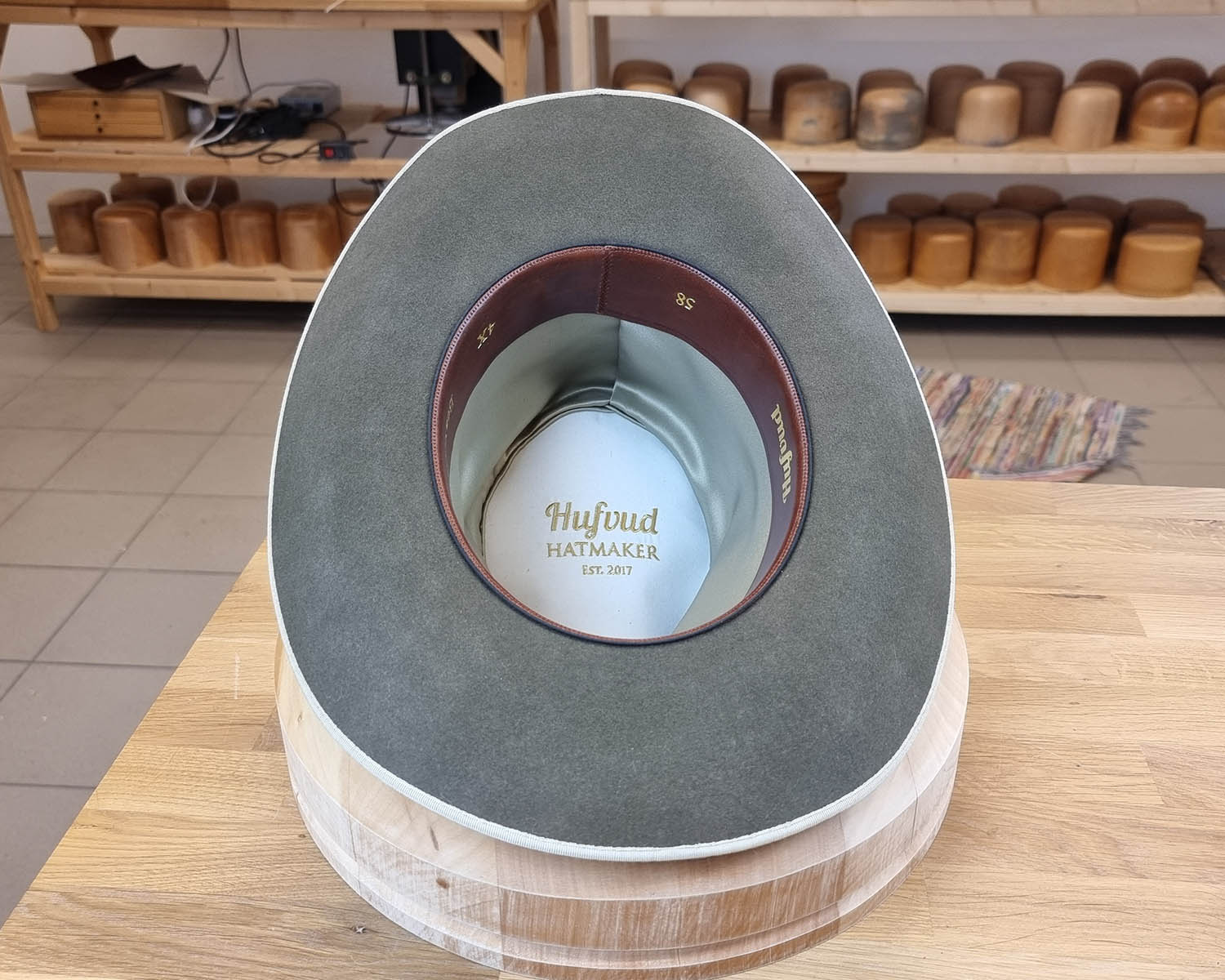 WESTERN RESTORATION | 4X BEAVER BLEND | GRAY | SIZE 58, US 7 1/4