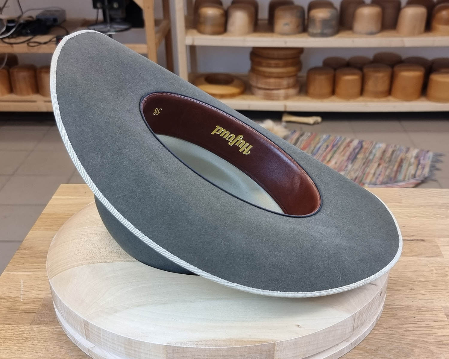 WESTERN RESTORATION | 4X BEAVER BLEND | GRAY | SIZE 58, US 7 1/4