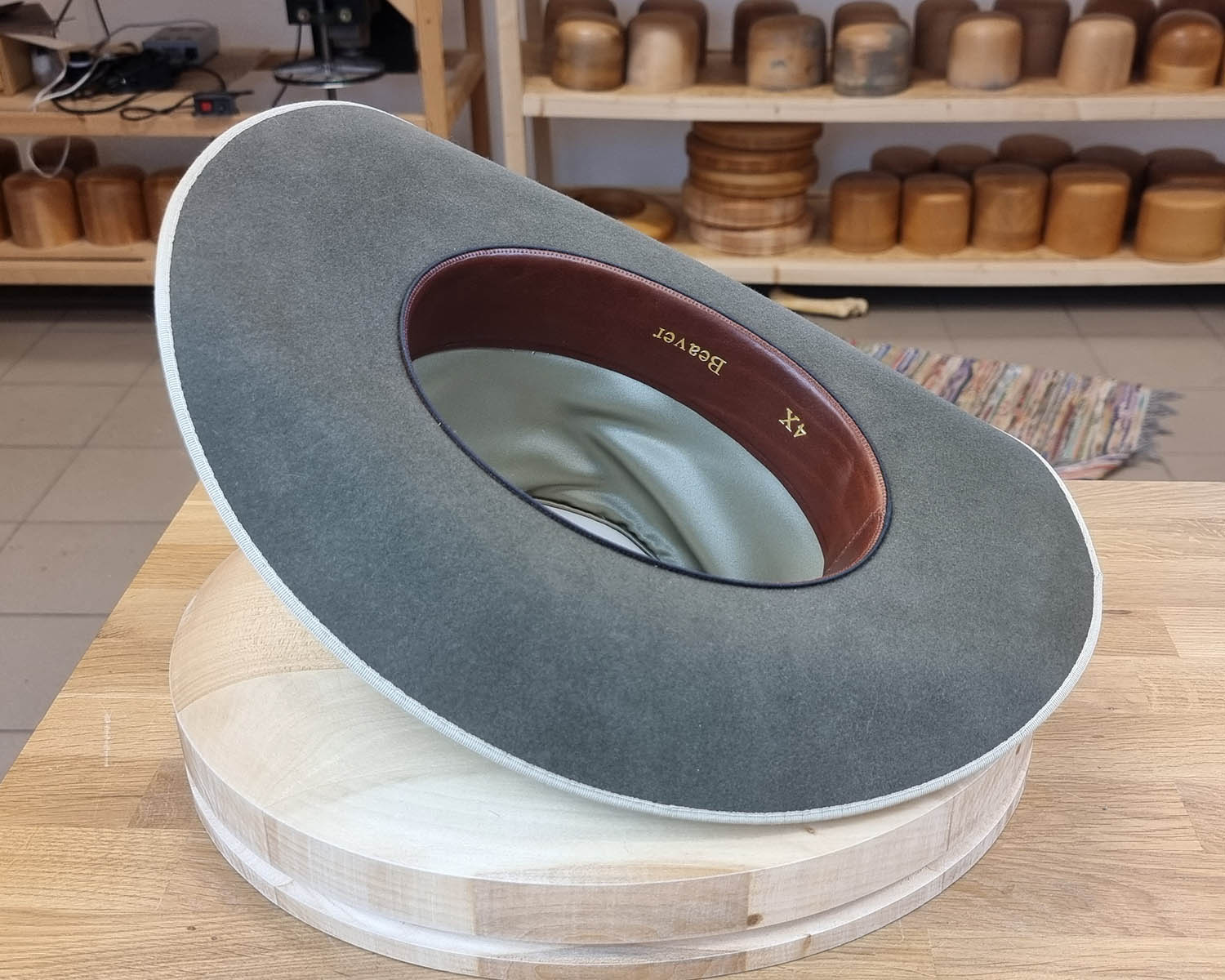 WESTERN RESTORATION | 4X BEAVER BLEND | GRAY | SIZE 58, US 7 1/4