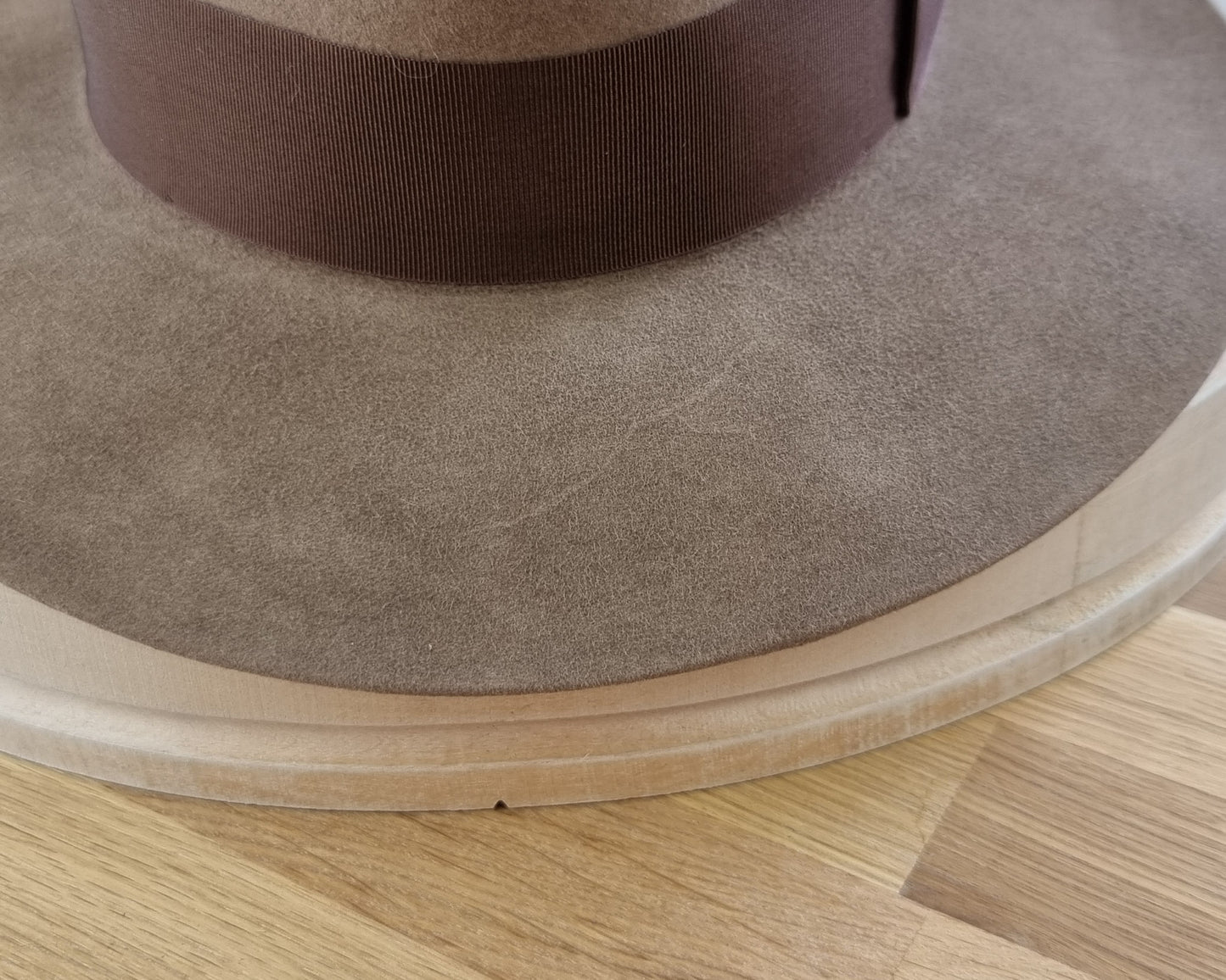 LEIFUR Adventure FEDORA | WESTERN REMAKE 4X BEAVER | VINTAGE ACORN COLOR | SIZE 60, US 7 1/2