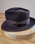 BOGART Maltese Falcon Crease FEDORA | OXBLOOD COLOR | 100X BEAVER | SIZE 60, US 7 1/2
