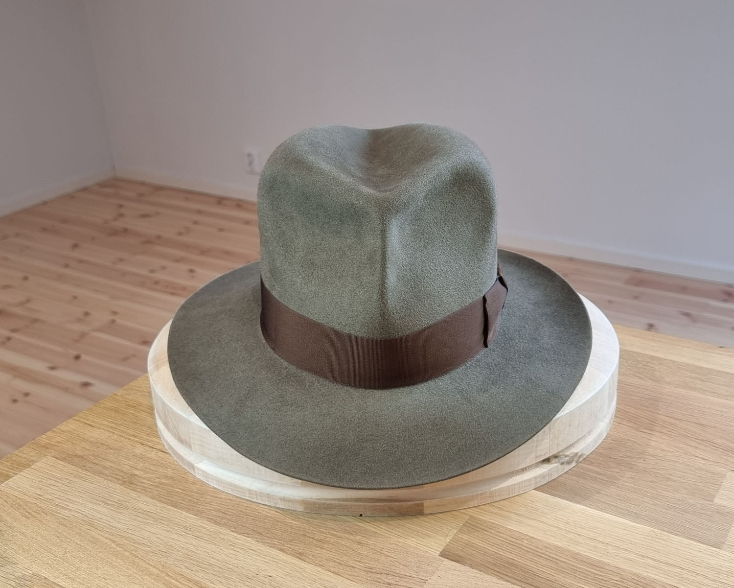 LEIFUR Adventure FEDORA | WESTERN 50X BEAVER BLEND | PECAN COLOR | SIZE 61, US 7 5/8