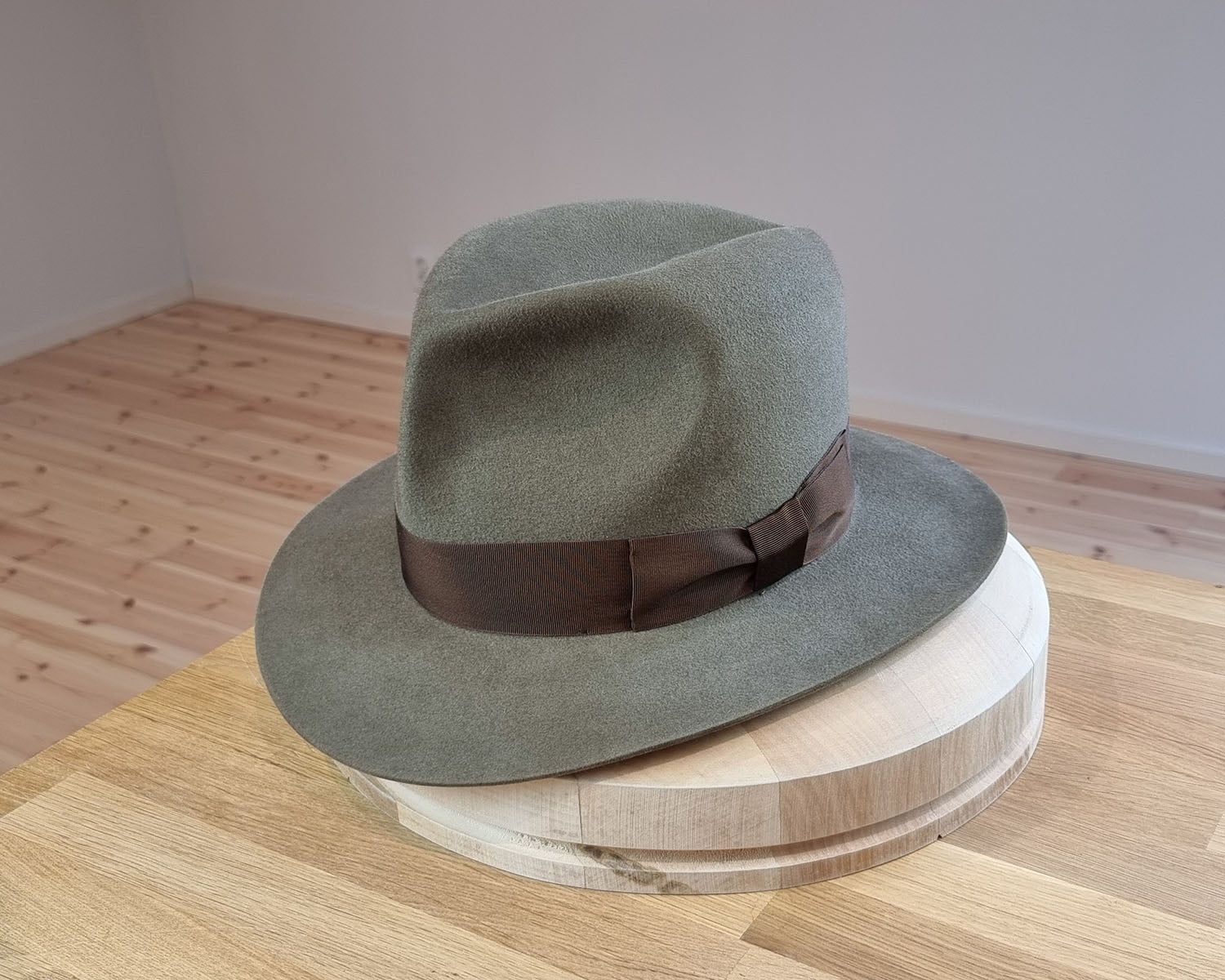 LEIFUR Adventure FEDORA | WESTERN 50X BEAVER BLEND | PECAN COLOR | SIZE 61, US 7 5/8