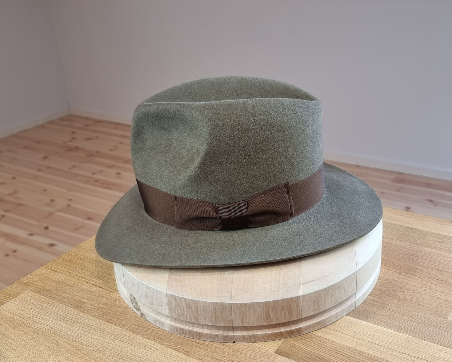 LEIFUR Adventure FEDORA | WESTERN 50X BEAVER BLEND | PECAN COLOR | SIZE 61, US 7 5/8