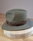 LEIFUR Adventure FEDORA | WESTERN 50X BEAVER BLEND | PECAN COLOR | SIZE 61, US 7 5/8