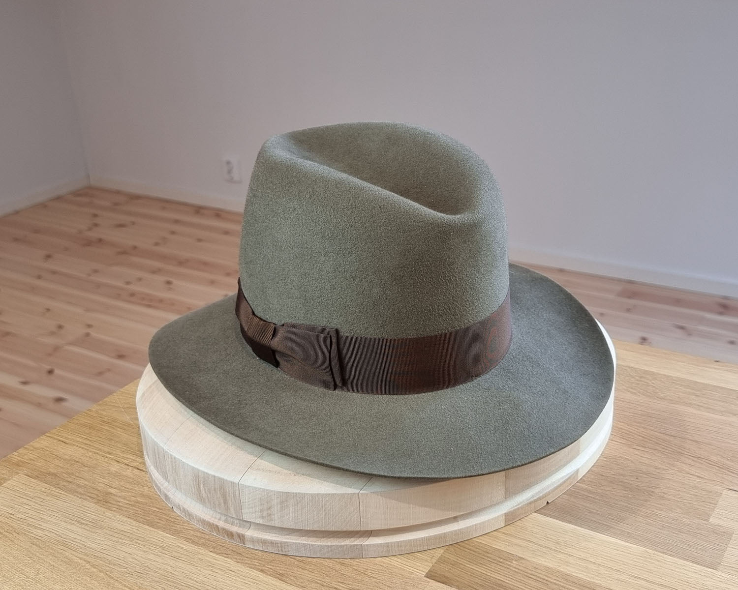 LEIFUR Adventure FEDORA | WESTERN 50X BEAVER BLEND | PECAN COLOR | SIZE 61, US 7 5/8