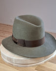 LEIFUR Adventure FEDORA | WESTERN 50X BEAVER BLEND | PECAN COLOR | SIZE 61, US 7 5/8