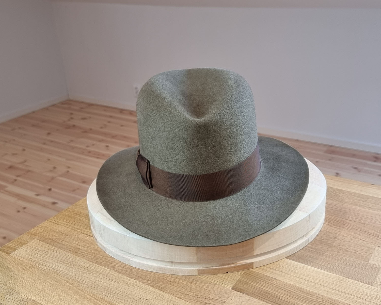 LEIFUR Adventure FEDORA | WESTERN 50X BEAVER BLEND | PECAN COLOR | SIZE 61, US 7 5/8