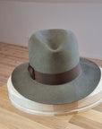 LEIFUR Adventure FEDORA | WESTERN 50X BEAVER BLEND | PECAN COLOR | SIZE 61, US 7 5/8