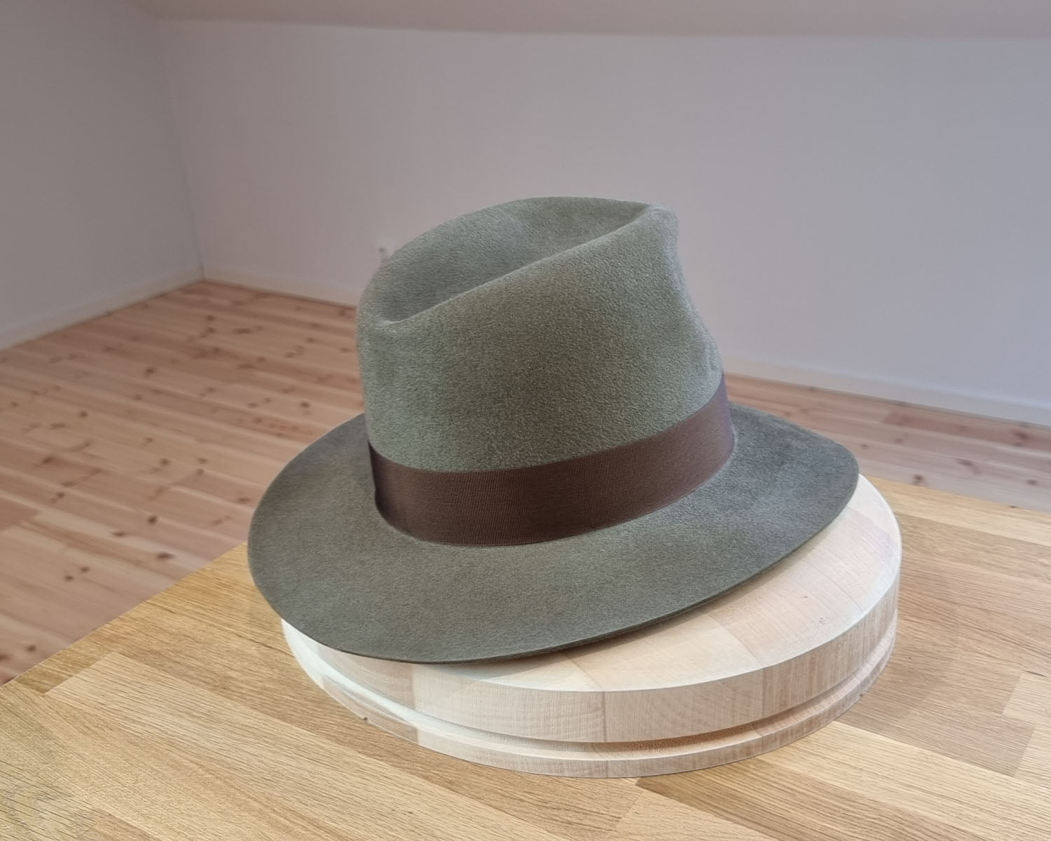 LEIFUR Adventure FEDORA | WESTERN 50X BEAVER BLEND | PECAN COLOR | SIZE 61, US 7 5/8