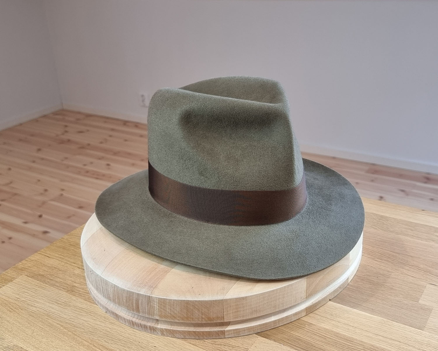 LEIFUR Adventure FEDORA | WESTERN 50X BEAVER BLEND | PECAN COLOR | SIZE 61, US 7 5/8