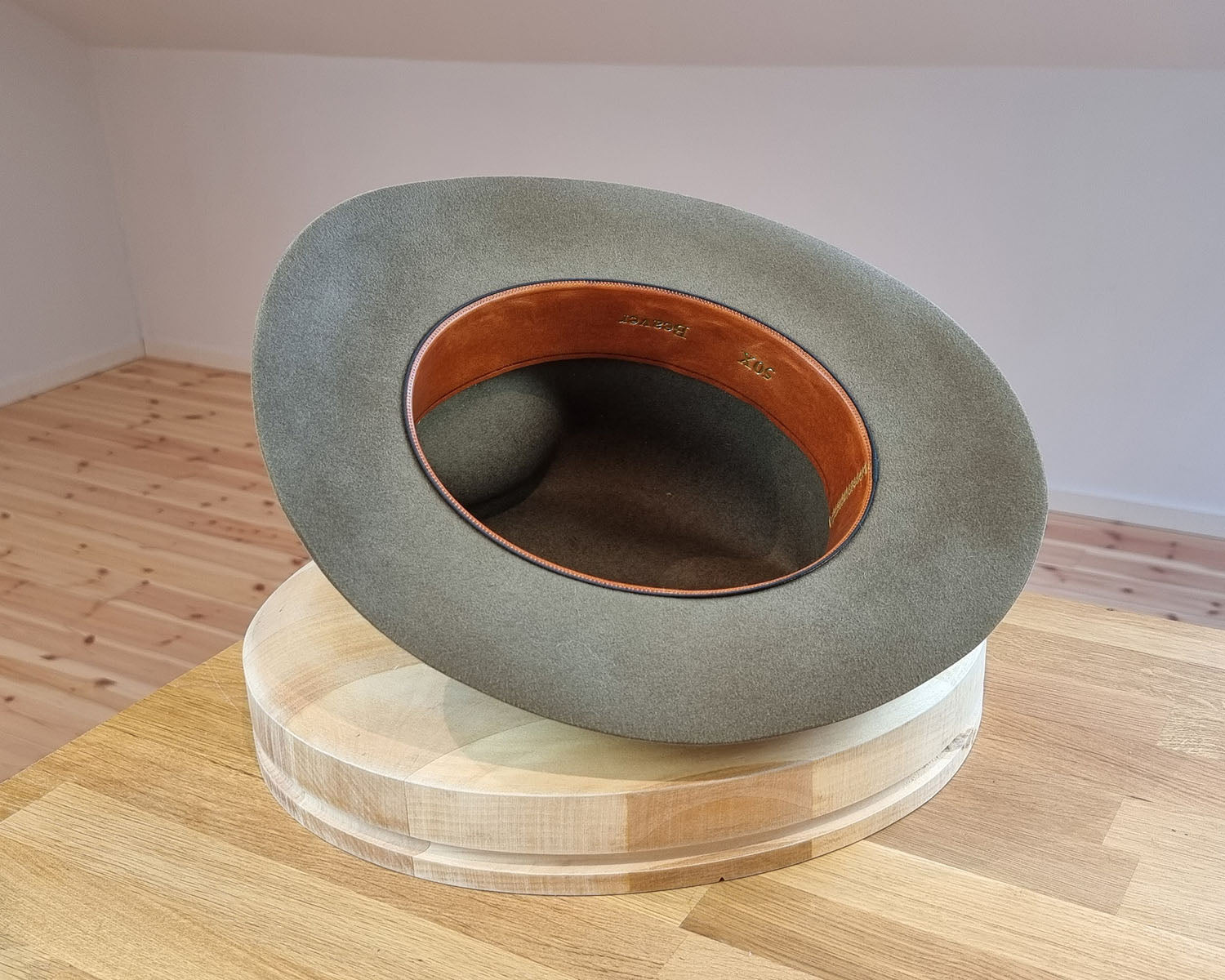 LEIFUR Adventure FEDORA | WESTERN 50X BEAVER BLEND | PECAN COLOR | SIZE 61, US 7 5/8