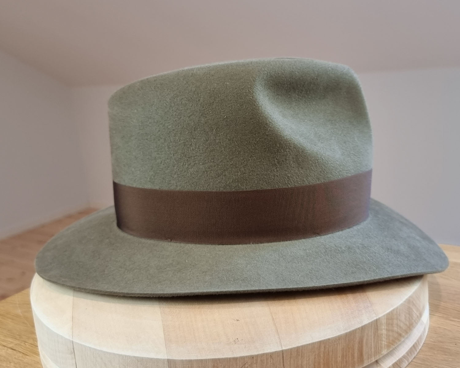 LEIFUR Adventure FEDORA | WESTERN 50X BEAVER BLEND | PECAN COLOR | SIZE 61, US 7 5/8