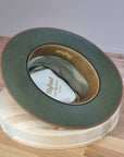 BOGART Maltese Falcon Crease FEDORA | SAGE COLOR | RABBIT & HARE DELUXE BLEND | SIZE 58, US 7 1/4