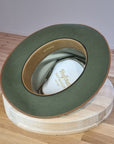 BOGART Maltese Falcon Crease FEDORA | SAGE COLOR | RABBIT & HARE DELUXE BLEND | SIZE 58, US 7 1/4
