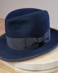 CAGNEY FEDORA | DARK NAVY | 100X BEAVER | SIZE 59, US 7 3/8