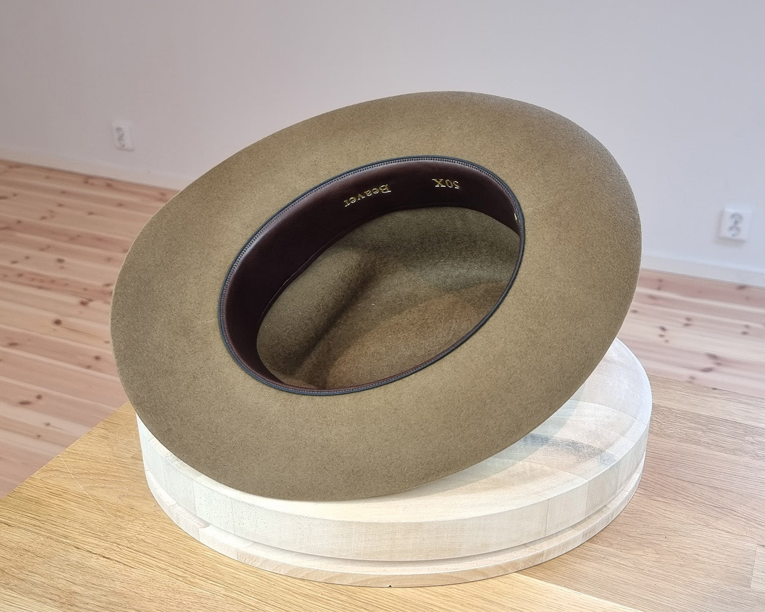 LEIFUR Adventure FEDORA | WESTERN 50X BEAVER BLEND | WHISKEY COLOR | SIZE 58, US 7 1/4